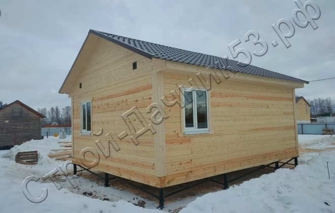 4 Брусовой дом ОД-16, 6х7м, 42 М², Московская область, Раменский район, ДНП «Поляна» (2)